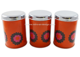 Conjunto de tres latas de Brabantia, Diseño Patrice