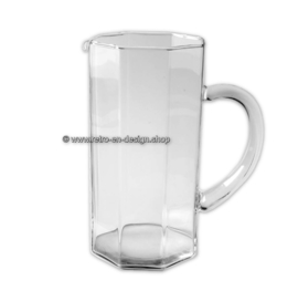 ​Jarra o jarra de vidrio vintage fabricada por Arcoroc France, Luminarc Octime-Clear