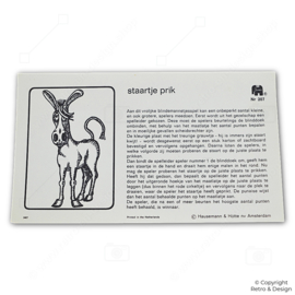 “Jumbo ‘Staartje Prik’ / ‘Pin the Tail on the Donkey’ – Vintage Blindfold Game (1960s)”