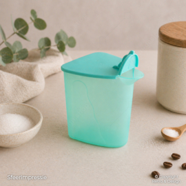 Tupperware Expressions – Crémier / Sucrier Vert Menthe Vintage (années 90)