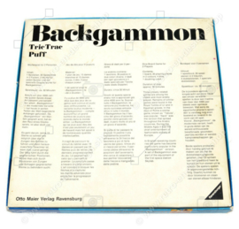 Backgammon TricTrac Puff 1974 Ravensburger