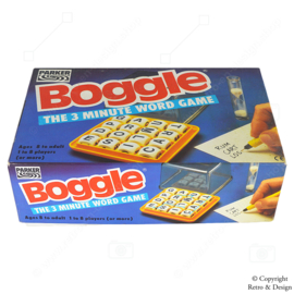 Entdecke die Retro-Herausforderung mit Vintage Boggle – Englisch Edition