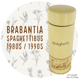 "Betoverende Vintage Brabantia Spaghettibus: Een Tijdloze Smaak van Nostalgie met Wilde Bloemen"
