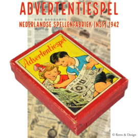 Ontdek het advertentiespel uit 1942 - Het perfecte amusements of gezelschapsspel voor urenlang plezier!