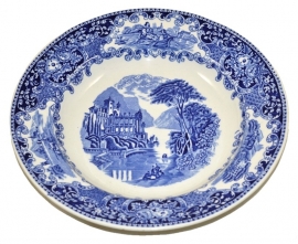 Decorative plate. Petrus Regout & Co Maastricht. Castillo