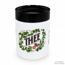 Set de Pots de Conservation Vintage Douwe Egberts en Verre Opalin – Années 1970