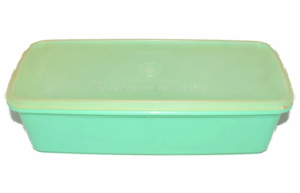 Vintage Tupperware groentendoos, brooddoos, bewaardoos in jade groen