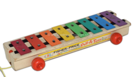 fisher price pull a tune xylophone 1964