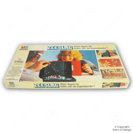 Vintage Zeeslag Spel MB 1972 – Klassiek Maritiem Bordspel
