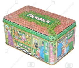 The Pickwick house. Vintage tea tin by Douwe Egberts for Pickwick tea