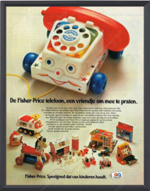Vintage Fisher Price Chatter Phone - A Charming Toy from 1961