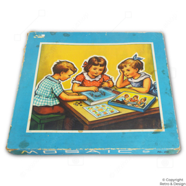 Juego Vintage Mosaik (Años 50–60) – Juguete Educativo DDR de Südthüringer Spielwarenfabrik