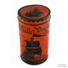 Vintage Van Melle Vruchten Drops Verkaufsdose – Segelschiffe – ca. 1925–1960