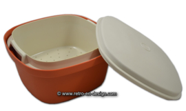 Vintage Tupperware Multi-servidor. Vapor de arroz / cocina y contenedor de almacenamiento.