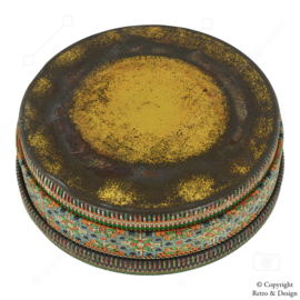 Vintage Cookie Tin (Beaded Tin) by Nederlandsche Vereenigde Blikfabriek