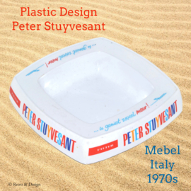 Vintage plastic asbak Peter Stuyvesant, u geniet zoveel meer!