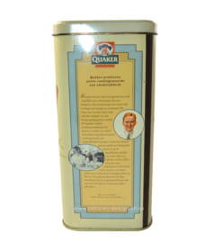 Vintage tin for Quaker oatmeal