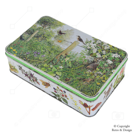 Cookie or Biscuit Tin for Verkade Cookies with Nature Decor