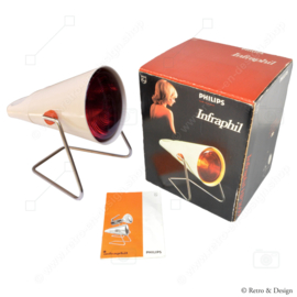 Entdecken Sie die heilende Kraft der Vintage-Infraphil-Infrarot-Wärmelampe von Philips, hergestellt in Holland!