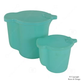 Großer XL Vintage-Tupperware-Krug oder Spender in Pastellblau, 1 Liter