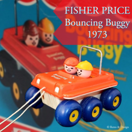 Vintage Fisher Price 'Bouncing Buggy' uit 1973