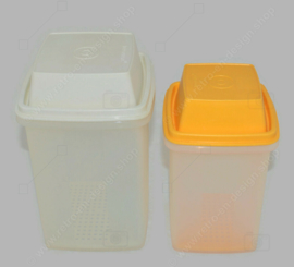Pick A Deli XL - Pot à cornichons vintage en plastique de plus grande taille, support à cornichons fabriqué par Tupperware