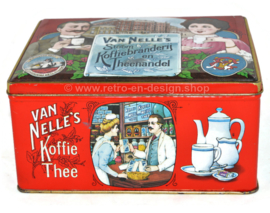 Nostalgische Blechdose. Van Nelles Steam Coffee Roaster und Tea Trade