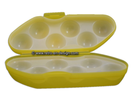 Tupperware Eier-behalter für sechs Eier, Gelb