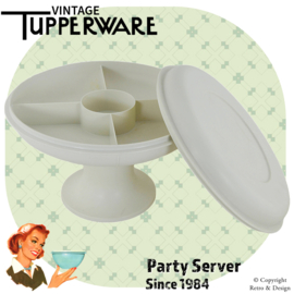 Tupperware 1984 Party Server – Diseño Práctico para una Presentación Festiva