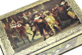 Vintage cigars tin by "ERNST CASIMIR" with depictions of paintings by Rembrandt