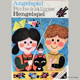 Vintage 50er Jahre Angelspiel von Ravenburger