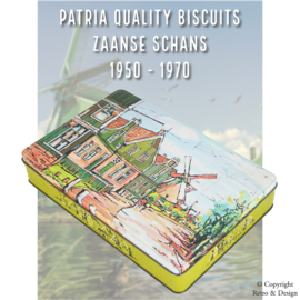 "Relive the Past with this Vintage Biscuit Tin from Patria and the Zaanse Schans"