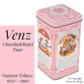 Square Tin with Chocolate Sprinkle Illustrations by Venz, 300 grams