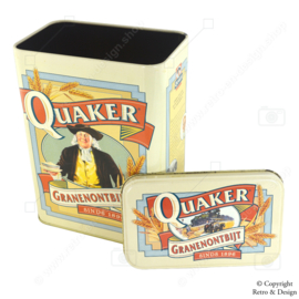 "¡Trae nostalgia a tu cocina con esta Lata Vintage de Quaker de 1990!"
