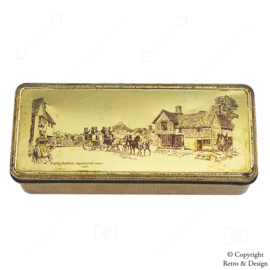 Nostalgie : Boîte à thé ou boîte à cuillères Douwe Egberts – Un chef-d'œuvre du XXe siècle