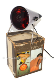 Vintage Infraphil HP3608 infrared heat lamp from Philips