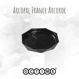 Coasters by Arcoroc France, Octime-black Ø 8,8 cm