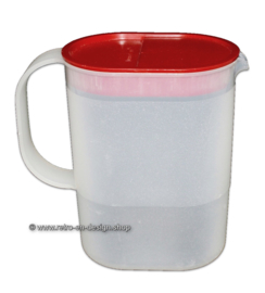 Jarra Vintage Tupperware Impressions con tapa roja, 1L