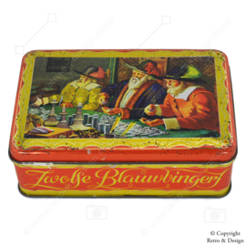 Entdecken Sie das Erbe von Zwolle mit der Vintage-Keksdose für die Zwolse Blauwvingers!