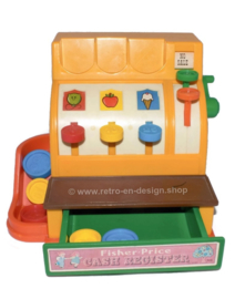 Vintage Fisher Price Cash Register, Registrierkasse von 1974