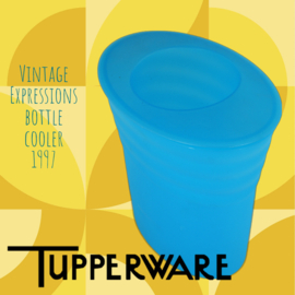 Hielera Tupperware Expressions vintage, enfriador de champán o florero