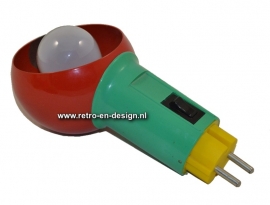 Vintage multi-colored Stecker Lampe, 80er Jahre