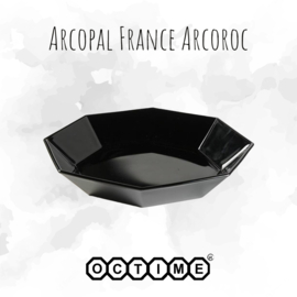 Assiette creuse, Assiette à soupe  Arcoroc France, Octime noir Ø 19,5 cm