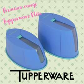 Boîtes de rangement de la gamme premium Tupperware Elite avec écarteur ou ouverture verseuse