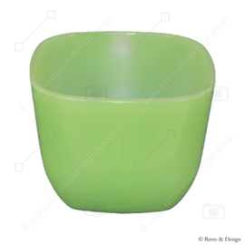Taza de sopa verde vintage Arcopal France Opale