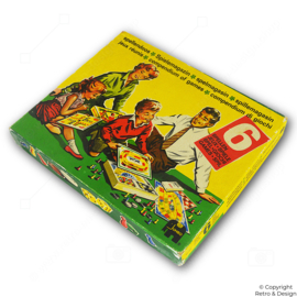 Vintage Bordspel-Set van Jumbo – 6 Spellen in Originele Doos