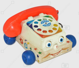 Das Original Vintage 1961 Fisher-Price "Chatter" Spielzeug Telefon