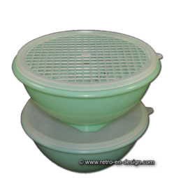 Retr4o - Vintage Tupperware colador y un tazón combinado