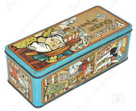 Vintage Peijnenburg cake or gingerbread tin for Couque de Paris with images of Paris