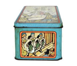 Biscuit tin by Peijnenburg for Couque de Paris with images of Paris